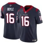 Houston Texans #16 Tim Boyle Navy 2024 F.U.S.E Vapor Untouchable Stitched Jersey
