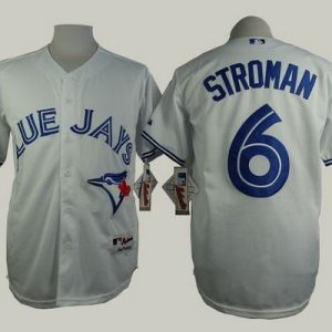 Blue Jays #6 Marcus Stroman White Cool Base Stitched Jersey