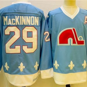 Colorado Avalanche #29 Nathan MacKinnon Blue Stitched Jersey