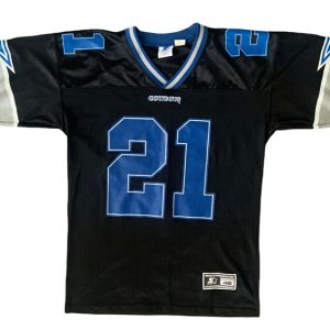 Dallas Cowboys Custom Vintage Rare Black Throwback Stitched Football Jersey