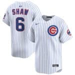 Chicago Cubs #6 Matt Shaw White Home Limited Stitched Jersey