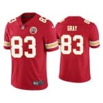 Kansas City Chiefs #83 Noah Gray Red Limited Stitched Jersey