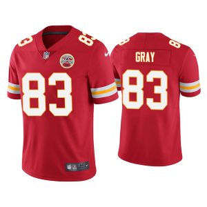 Kansas City Chiefs #83 Noah Gray Red Limited Stitched Jersey