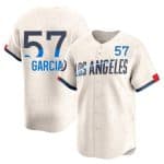 Los Angeles Dodgers #57 Luis Garcia Cream City Connect Limited Stitched Jersey
