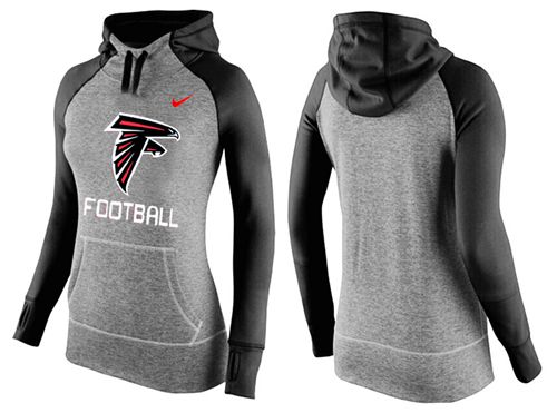 Nike Atlanta Falcons Performance Hoodie Grey Black_1