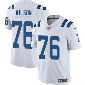Indianapolis Colts #76 Jack Wilson White 2025 Vapor Limited Stitched Jersey