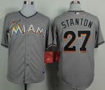 Marlins #27 Giancarlo Stanton Grey 2012 Road Stitched Jersey
