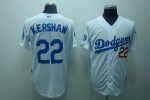 Dodgers #22 Clayton Kershaw Stitched White Jersey