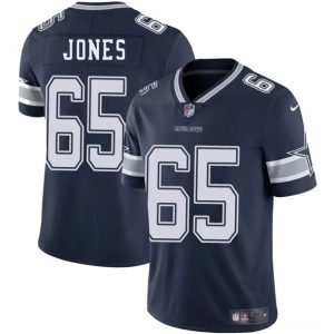 Dallas Cowboys #65 Robert Jones Navy 2025 Vapor Untouchable Limited Stitched Jersey