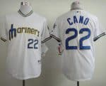Mariners #22 Robinson Cano White 1979 Turn Back The Clock Stitched Jersey
