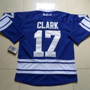 Maple Leafs #17 Wendel Clark Blue Third Stitched Jersey