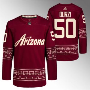 Arizona Coyotes #50 Sean Durzi Garnet Alternate Pro Jersey