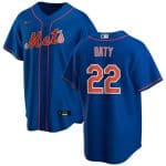 New York Mets #22 Brett Baty Blue Cool Base Stitched Jersey