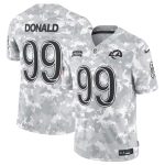 Los Angeles Rams #99 Aaron Donald Arctic Camo 2024 F.U.S.E. Salute To Service Limited Stitched Jersey
