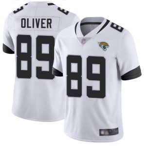 Jacksonville Jaguars #89 Josh Oliver White Vapor Untouchable Limited Stitched Jersey