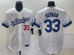 Los Angeles Dodgers #33 James Outman White City Connect Flex Base Stitched Jersey