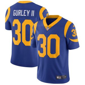 Los Angeles Rams #30 Todd Gurley Nike Royal Vapor Untouchable Limited Stitched Jersey