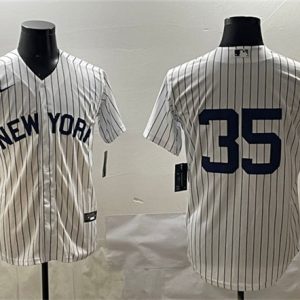 New York Yankees #35 Cody Bellinger White Cool Base Stitched Jersey