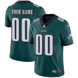 Eagles Customized Midnight Green Vapor Untouchable Limited Stitched Jersey