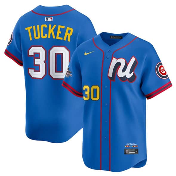 National League #30 Kyle Tucker Blue 2025 All-Star Edition Limited Stitched Jersey