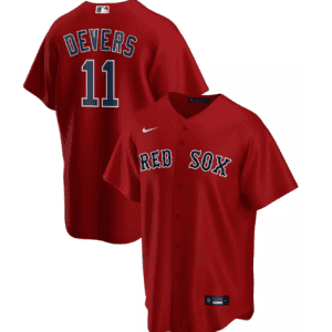 Boston Red Sox #11 Rafael Devers Red Cool Base Stitched Jersey