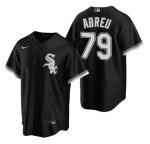 Chicago White Sox #79 Jose Abreu Black Cool Base Stitched Jersey