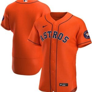 Houston Astros Orange Flex Base Stitched Jersey