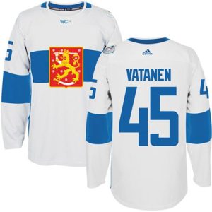 Team Finland #45 Sami Vatanen White 2016 World Cup Stitched Jersey