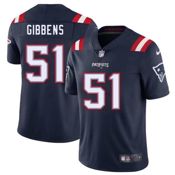 New England Patriots #51 Jack Gibbens Navy 2025 Vapor Limited Stitched Jersey