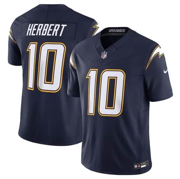 Los Angeles Chargers #10 Justin Herbert Navy 2025 F.U.S.E. Alternate Vapor Limited Stitched Jersey