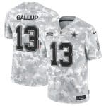 Dallas Cowboys #13 Michael Gallup Arctic Camo 2024 F.U.S.E. Salute To Service Limited Stitched Jersey