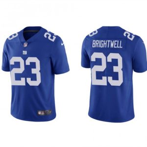 New York Giants #23 Gary Brightwell Blue Vapor Untouchable Limited Stitched Jersey
