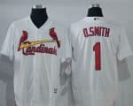Cardinals #1 Ozzie Smith White New Cool Base Stitched Jersey