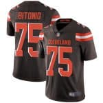 Cleveland Browns #75 Joel Bitonio Brown Vapor Untouchable Limited Stitched Jersey