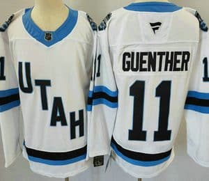 Utah Club #11 Dylan Guenther White 2024 Stitched Jersey