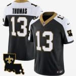 New Orleans Saints #13 Michael Thomas Black White 2023 F.U.S.E. 1987 Legacy Vapor Stitched Jersey