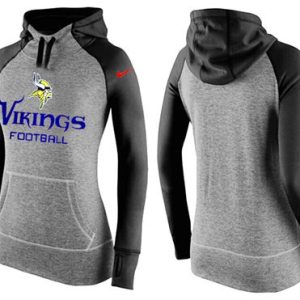 Nike Minnesota Vikings Performance Hoodie Grey Black