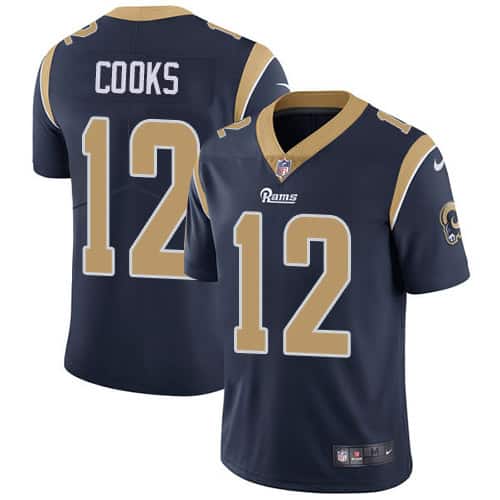 Los Angeles Rams #12 Brandin Cooks Navy Blue Vapor Untouchable Limited Stitched Jersey