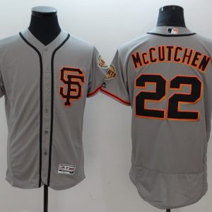 San Francisco Giants #22 Andrew McCutchen Gray Flexbase Stitched Jersey