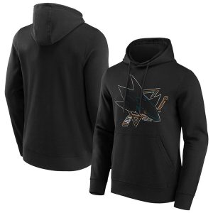 San Jose Sharks Black Edge Hoodie