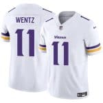 Minnesota Vikings #11 Carson Wentz White 2025 F.U.S.E. Vapor Untouchable Limited Football Stitched Jersey