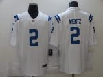 Indianapolis Colts #2 Carson Wentz White Vapor Untouchable Limited Stitched Jersey