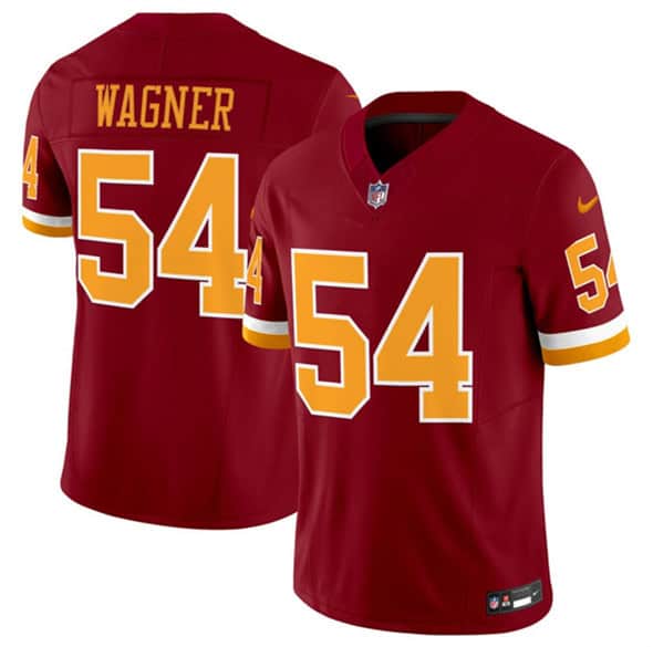Washington Commanders #54 Bobby Wagner Burgundy 2025 F.U.S.E. Throwback Limited Football Stitched Jersey