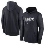 New York Yankees Navy Pregame Performance Pullover Hoodie