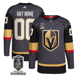 Vegas Golden Knights Custom Gray 2023 Stanley Cup Champions Stitched Jersey