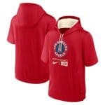 Los Angeles Angels Red City Connect Short Sleeve Pullover Hoodie