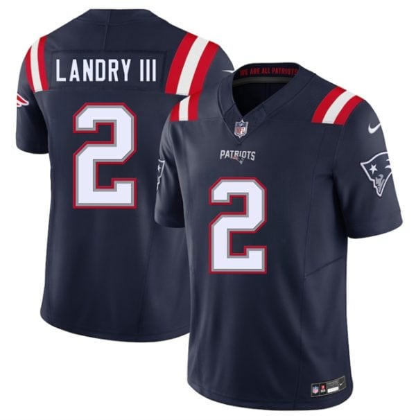 New England Patriots #2 Harold Landry III Navy 2025 F.U.S.E. Vapor Limited Stitched Jersey