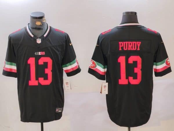 San Francisco 49ers #13 Brock Purdy Black F.U.S.E. Mexico Vapor Limited Stitched Jersey