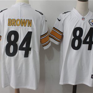 Pittsburgh Steelers #84 Antonio Brown White Stitched Vapor Untouchable Limited Nike Jersey