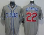 Cubs #22 Jason Heyward Grey New Cool Base Alternate Road Stitched Jersey